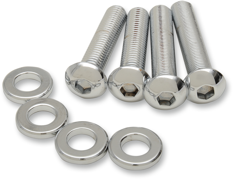 DRAG SPECIALTIES Shock Mount Kit - Chrome