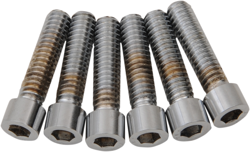 DRAG SPECIALTIES Chrome Bolt Kit - Transmission Top - Smooth - M8