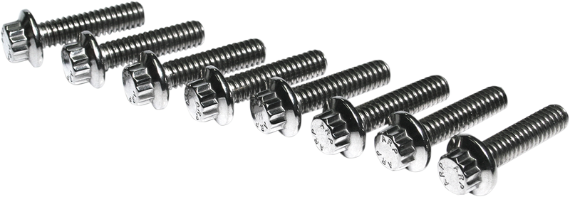 FEULING OIL PUMP CORP. Bolts - Lifter Block - 12-Point/Dress-Up - 8 Pack - Twin Cam