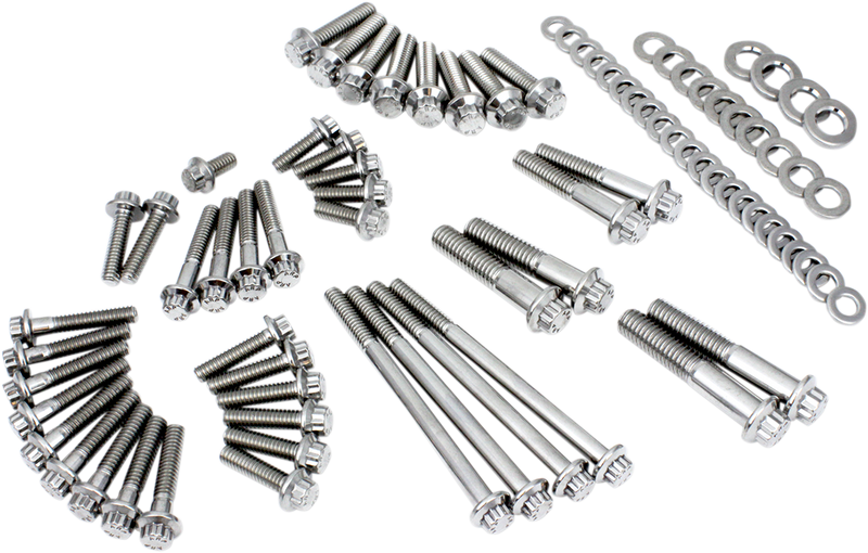 FEULING OIL PUMP CORP. Fastener Kit - External Primary/Transmission - 12-Point - M8/Softail