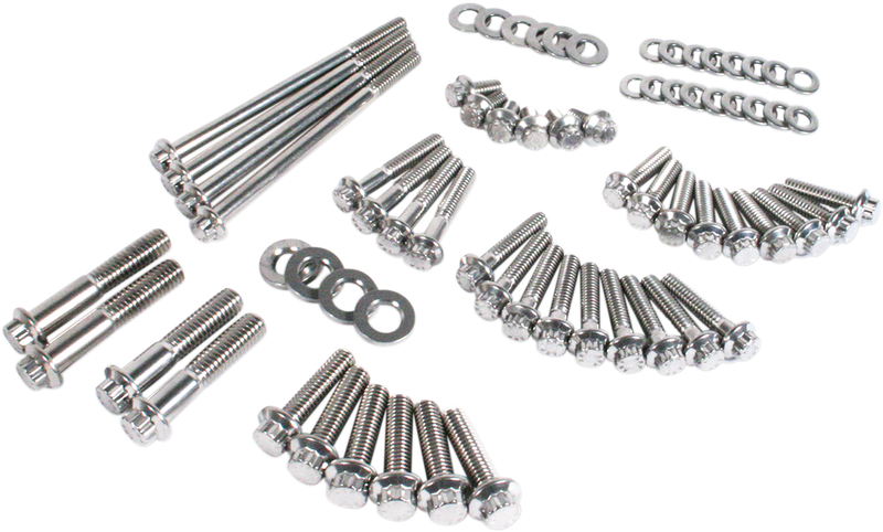 FEULING OIL PUMP CORP. Fastener Kit - External Primary/Transmission - 12-Point/Dress-Up - FX