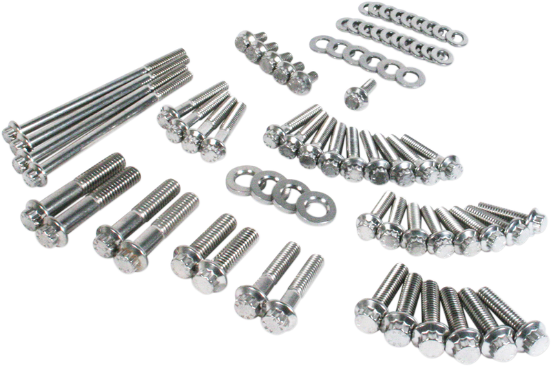 FEULING OIL PUMP CORP. Fastener Kit - External Primary/Transmission - 12-Point/Dress-Up - Softail