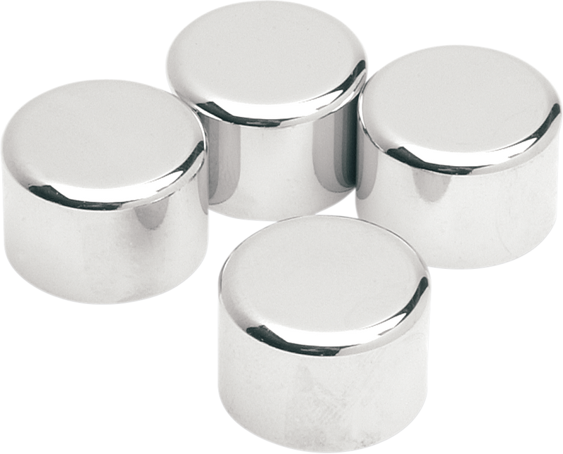 DRAG SPECIALTIES Chrome Caliper Bolt Covers - 12-Point - 4 Pack