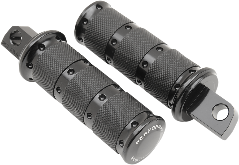 PERFORMANCE MACHINE (PM) Footpegs - Black - XLS
