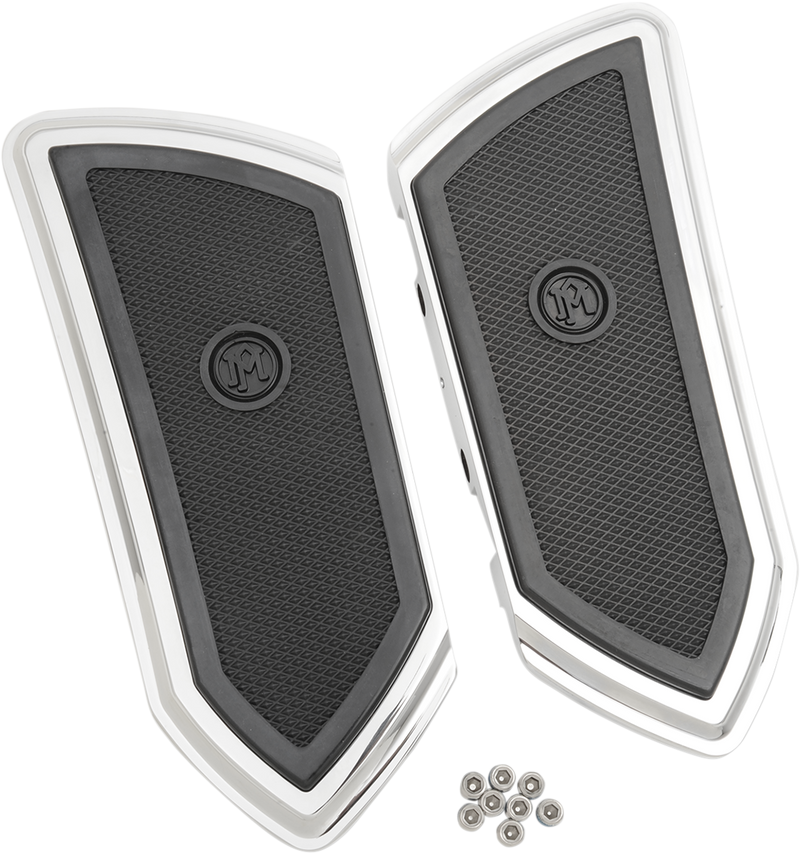 PERFORMANCE MACHINE (PM) FTZ Passenger Floorboard - Chrome - '87-'20 SOFTAIL/TOURING