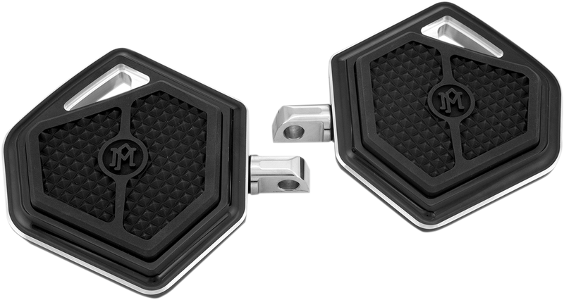 PERFORMANCE MACHINE (PM) Passenger Floorboards - Superlight - Black