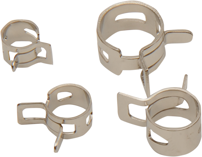 DRAG SPECIALTIES Universal Multi Functional Self Tensioning Spring Clamps - 20-Pack