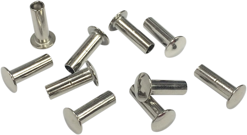 DRAG SPECIALTIES Replacement Tour-Pak Rivets - 3/8" - 10-Pack