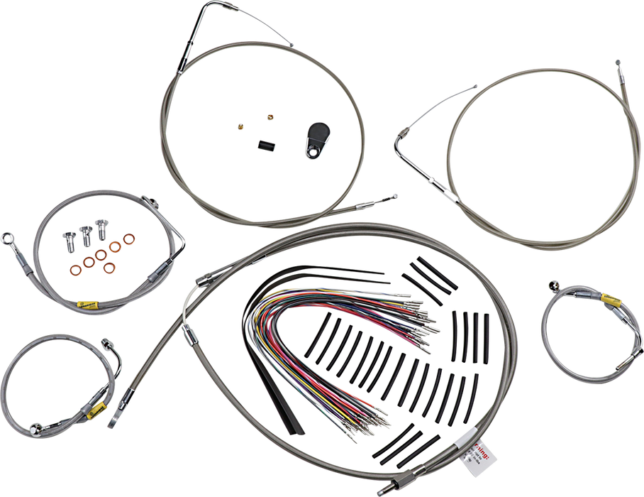 BURLY BRAND Control Kit Early Touring Bikes 15" Bagger Bar Handleb