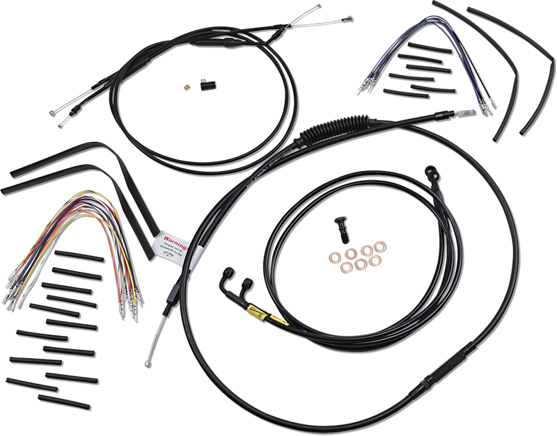 BURLY BRAND Control Kit - 12" Ape Hanger Handlebars