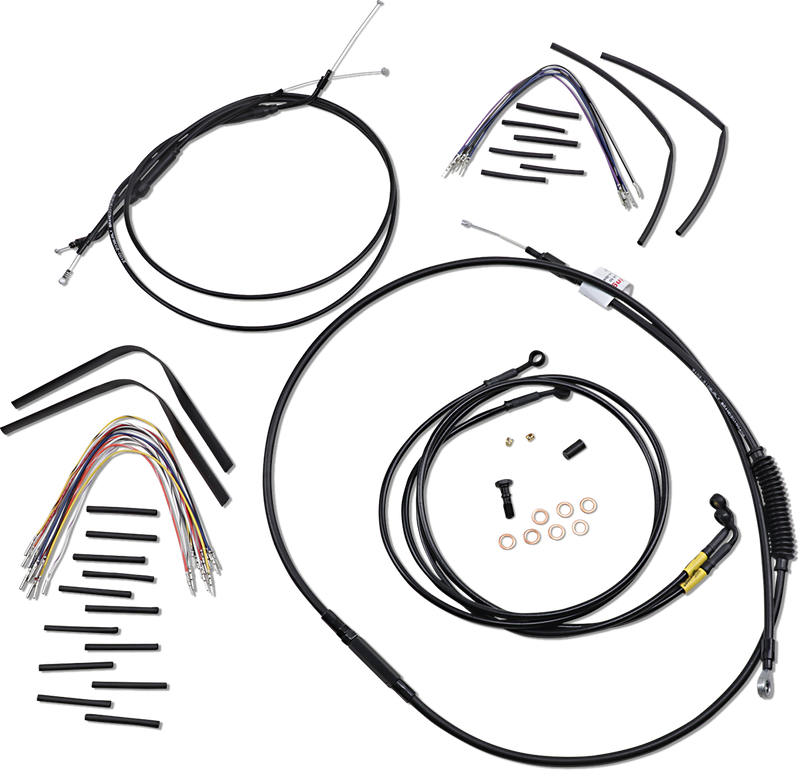 BURLY BRAND Control Kit - 16" Ape Hanger Handlebars