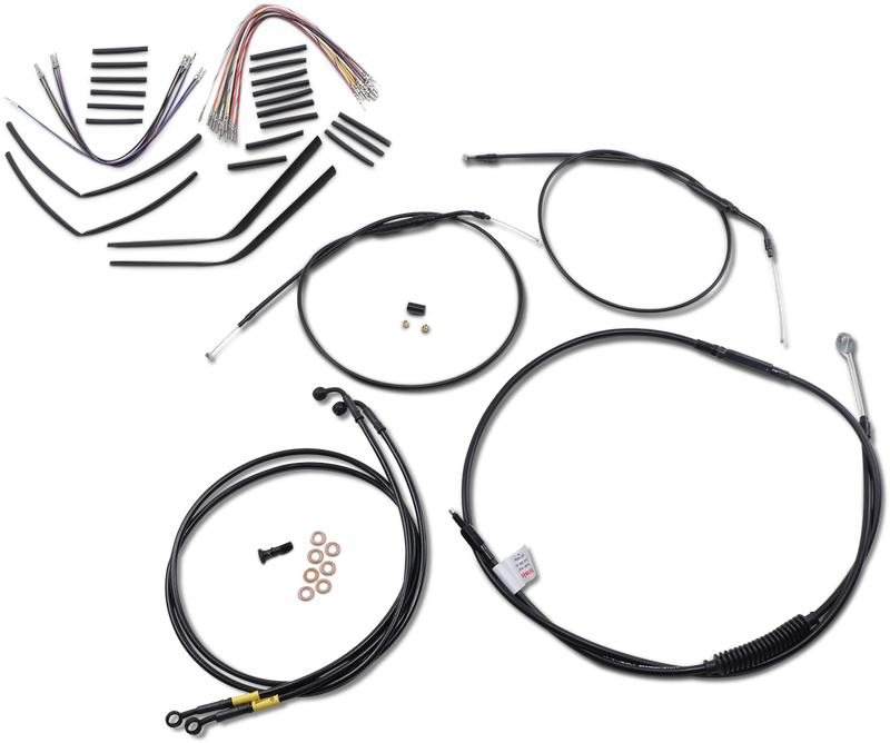 BURLY BRAND Control Kit - 14" Ape Hanger Handlebars