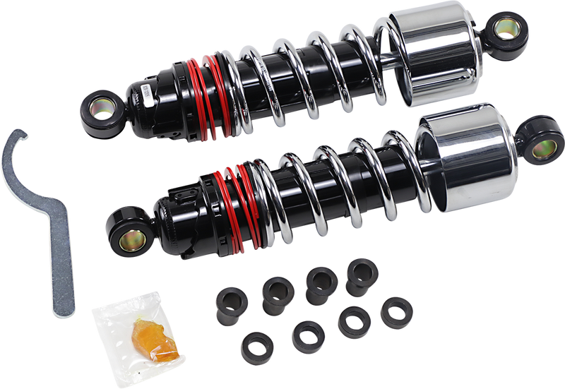 BURLY BRAND Slammer Plus Shocks - Chrome - XL