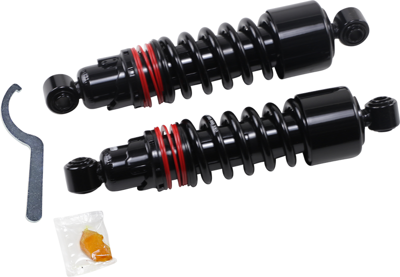 BURLY BRAND Slammer Plus Shocks - Black - Dyna '91-'17