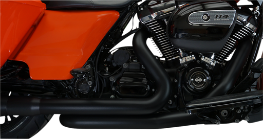 KHROME WERKS Aggressor 2-into-2 Crossover Headers - Black - M8 200920