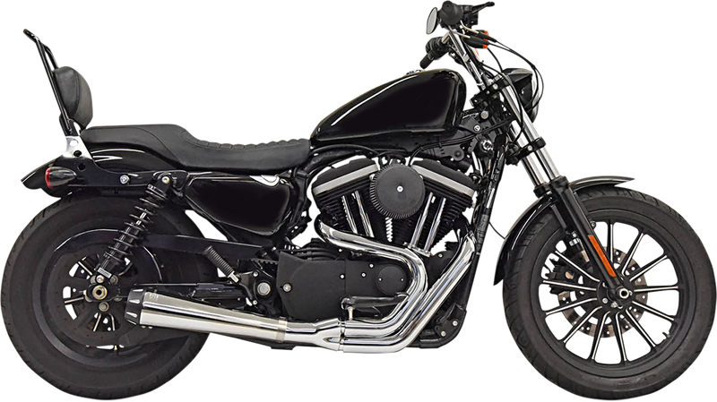 BASSANI XHAUST Road Rage Exhaust - Chrome - 2004-2020 SPORTSTER MODELS