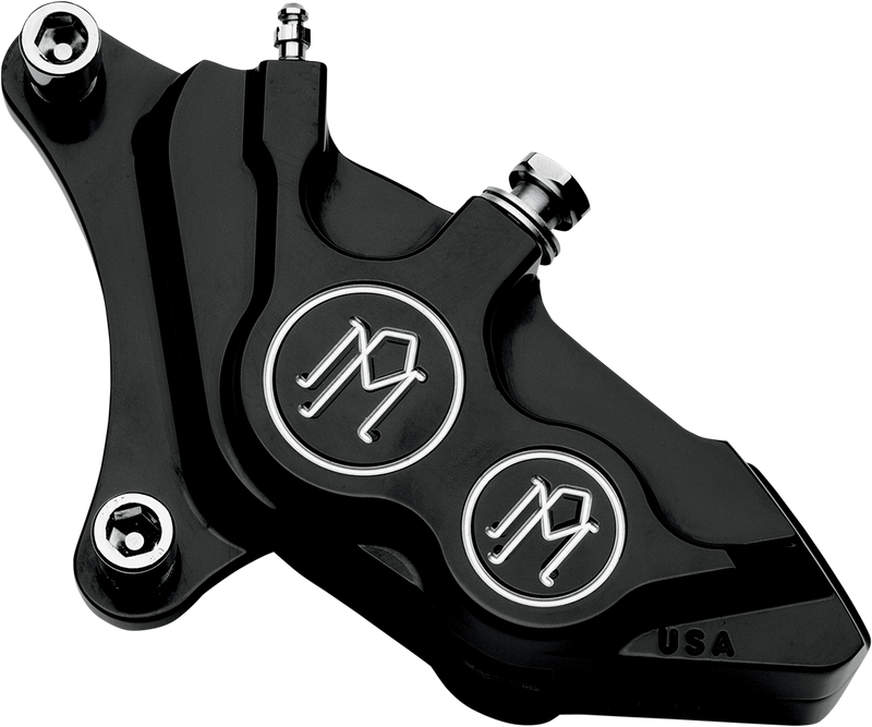 PERFORMANCE MACHINE (PM) 4-Piston Caliper - Front Left - Contrast Cut* - 11.5" - '00-'17