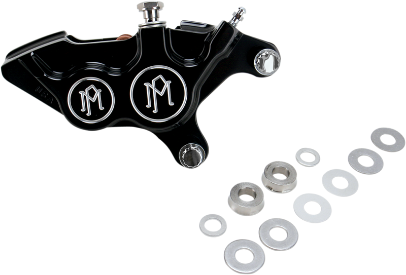 PERFORMANCE MACHINE (PM) 4-Piston Caliper - Front Right - Contrast Cut* - 11.5" - '00-'17