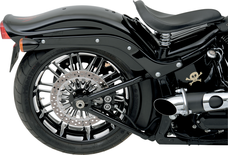 PERFORMANCE MACHINE (PM) 4-Piston Caliper - Rear - Contrast Cut* 08-17 Softail