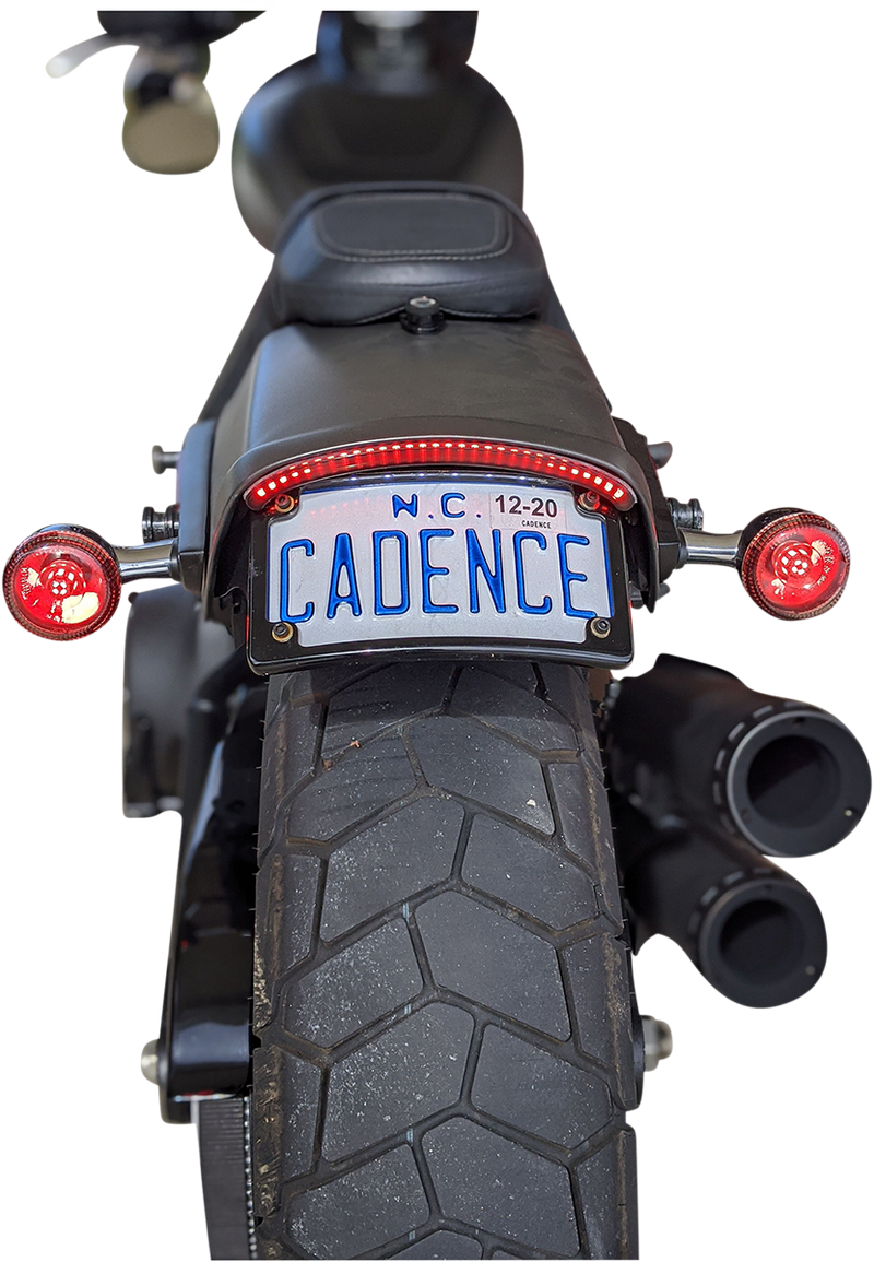 CUSTOM DYNAMICS LED Integrated Taillight with Turn Signals - Red