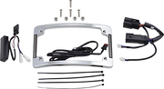 CUSTOM DYNAMICS Plug & Play LED Radius License Plate Frame - Chrome