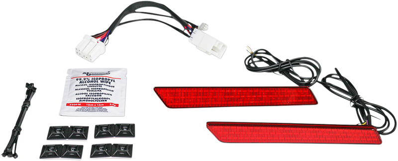 CUSTOM DYNAMICS Saddlebag LED Latch Lightz™ - Touring '97-'13 - Red
