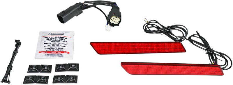 CUSTOM DYNAMICS Saddlebag LED Latch Lightz™ - Touring '10-'13 - Red