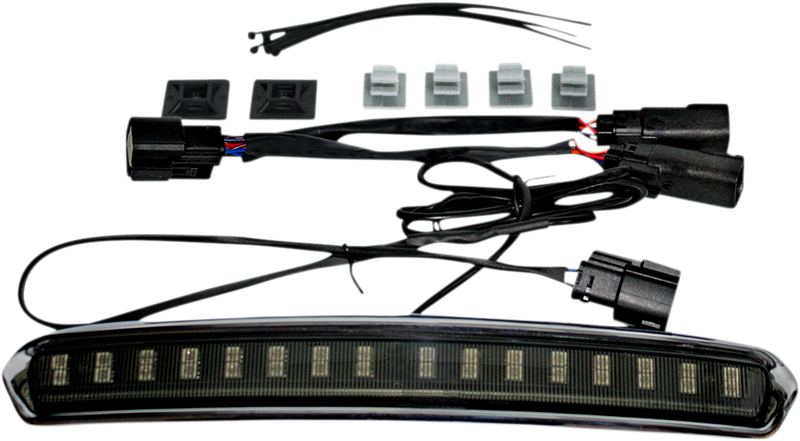 CUSTOM DYNAMICS High Mount Tour Pak (HMT) LED Light - Chrome/Smoke