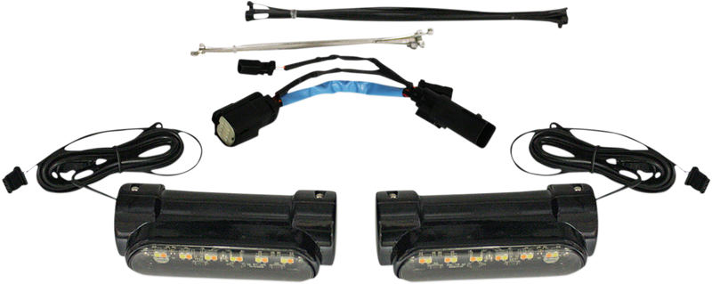 CUSTOM DYNAMICS Dynamic Amber/White Engine Guard LEDs - '09-'13 CVO