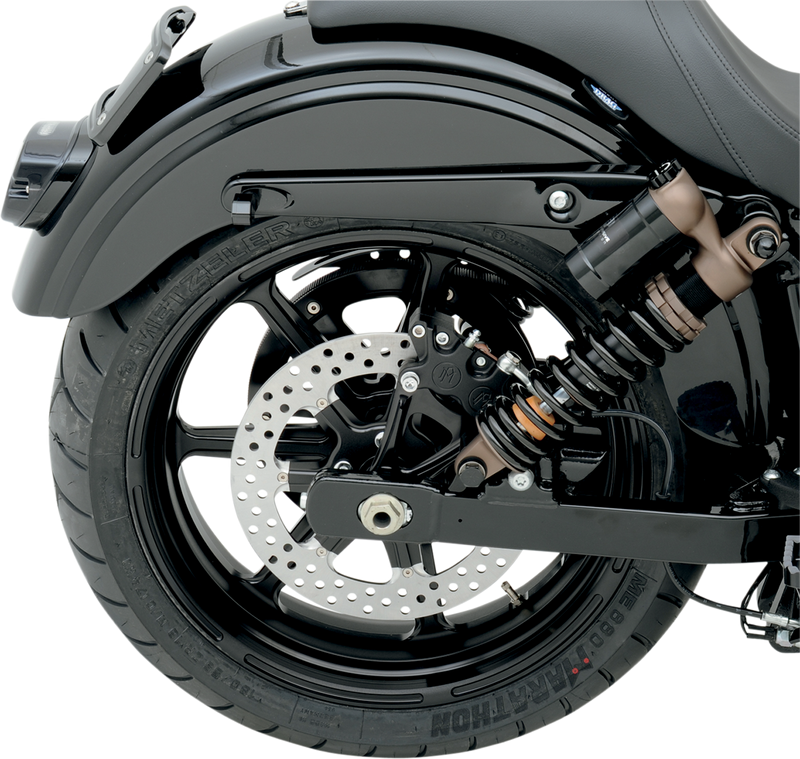 PERFORMANCE MACHINE (PM) 4-Piston Caliper - Rear - Black Ops* - '08-'17 DYNA