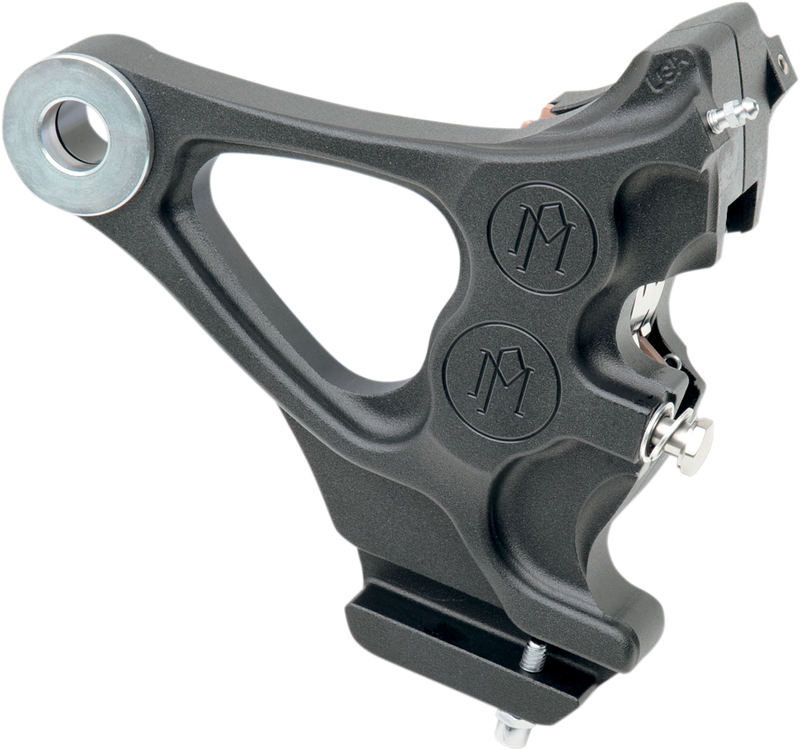 PERFORMANCE MACHINE (PM) 4-Piston Caliper - Rear - Black Ops* - '84-'99 Softail