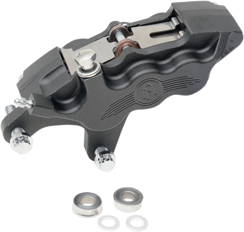 PERFORMANCE MACHINE (PM) 6 Piston Caliper - 11.5" - Left - Black Ops - '00-'14