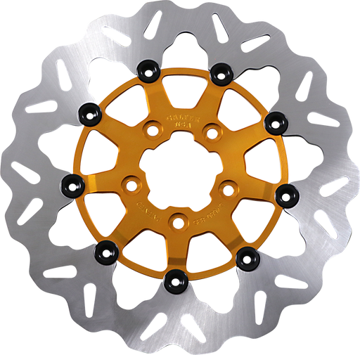 GBRAKES Front Wave? Rotor - Gold Center DF680CW-G