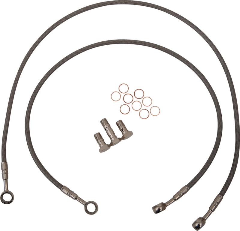 GBRAKES Brake Line - Stainless Steel FK003D186-2