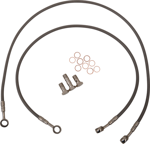 GBRAKES Brake Line - Stainless Steel FK003D186-2