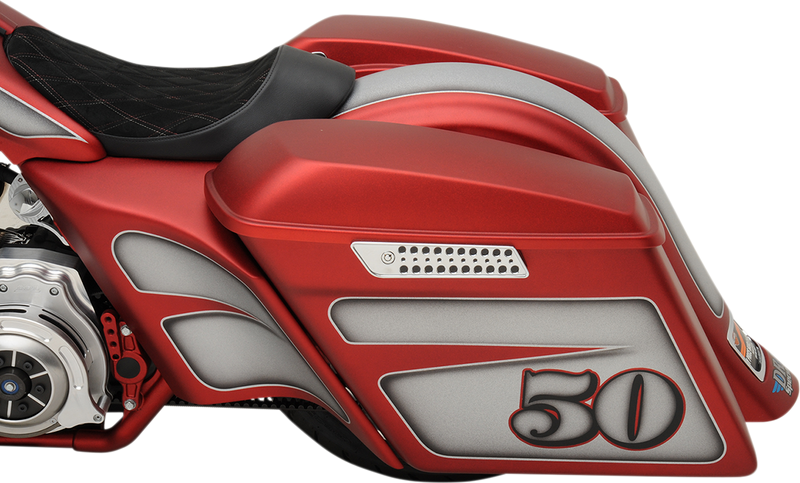 DRAG SPECIALTIES 4" Extended OEM-Style Saddlebags - Left - FL '14-'24