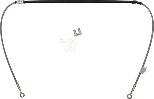 GBRAKES Brake Line Kit - Stainless Steel FK003D876-1