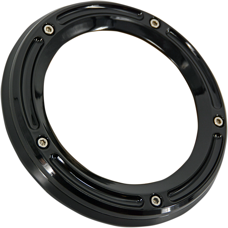 TRASK Assault Derby Cover - Gloss Black - Touring/Trike