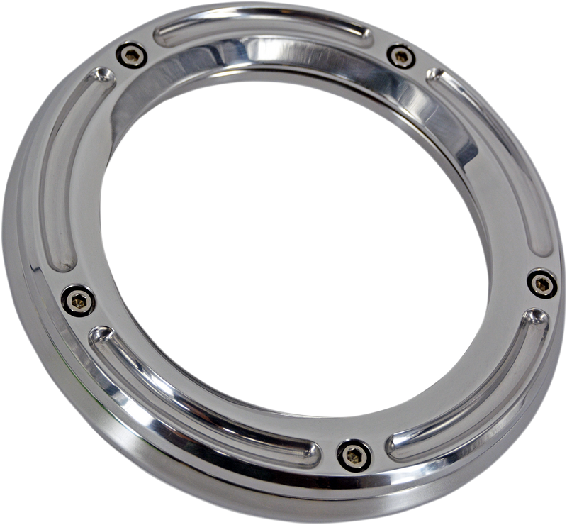 TRASK Assault Derby Cover - Chrome - Touring/Trike