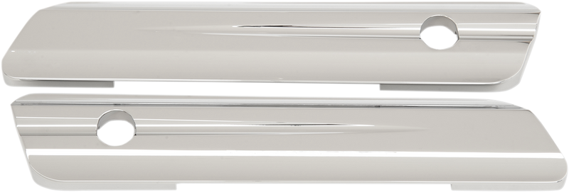 DRAG SPECIALTIES Chrome Saddlebag Hinge Covers - FL '14-'24