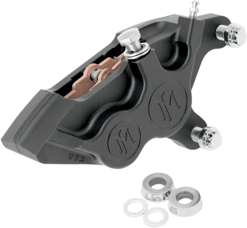 PERFORMANCE MACHINE (PM) 4-Piston Caliper - Front Right - Black Ops* - 11.5" - '00-'17