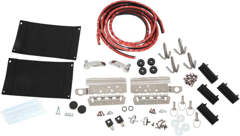 DRAG SPECIALTIES Saddlebag Lid Complete Hardware Kit - FL '14-'24