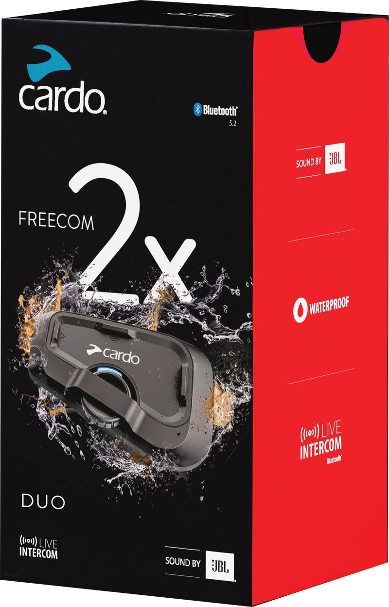 CARDO Freecom 2x Bluetooth Headset Duo