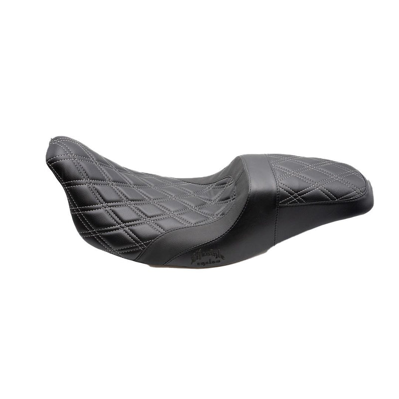 LIFESTYLE CYCLES - Performer Seat Touring - Black - Silver  Stitch - Touring '08-'23