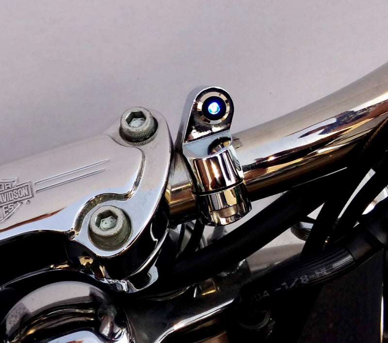 ULTRACOOL Handlebar Led Clamp - Black/Chrome - 1"