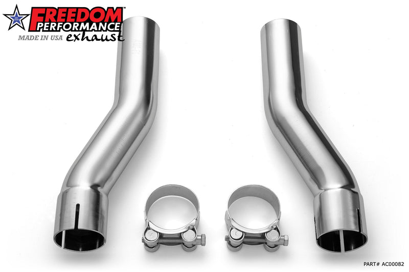 FREEDOM EXHAUST -  TRUE-DUAL HEADERS TRI GLIDE TRIKE/FREEWHEELER ADAPTER KIT