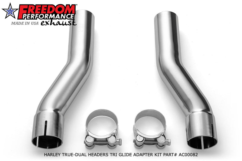FREEDOM EXHAUST -  TRIKE/FREEWHEELER RIGHT SIDE TUCK & UNDER & CLASSIC TRUE-DUAL HEADERS