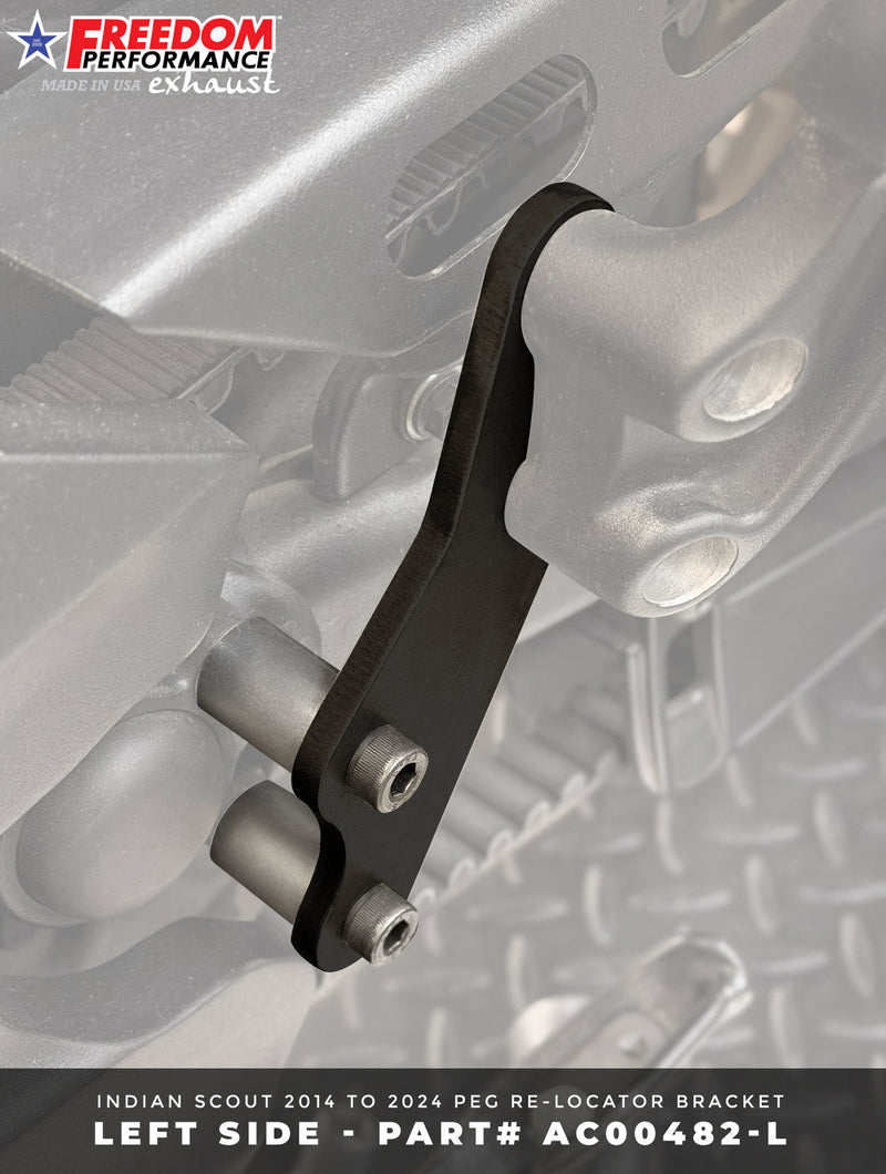 INDIAN SCOUT '15 to PRESENT PEG RE-LOCATOR BRACKET