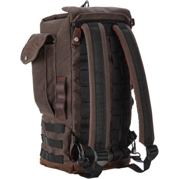 BURLY BRAND Voyager Sissy Bar Backpack - Dark Oak