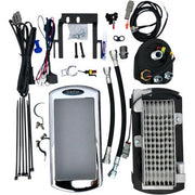 ULTRACOOL Center Mount / Frame Mount Oil Cooler Kit - Softail '01-'17 - Chrome